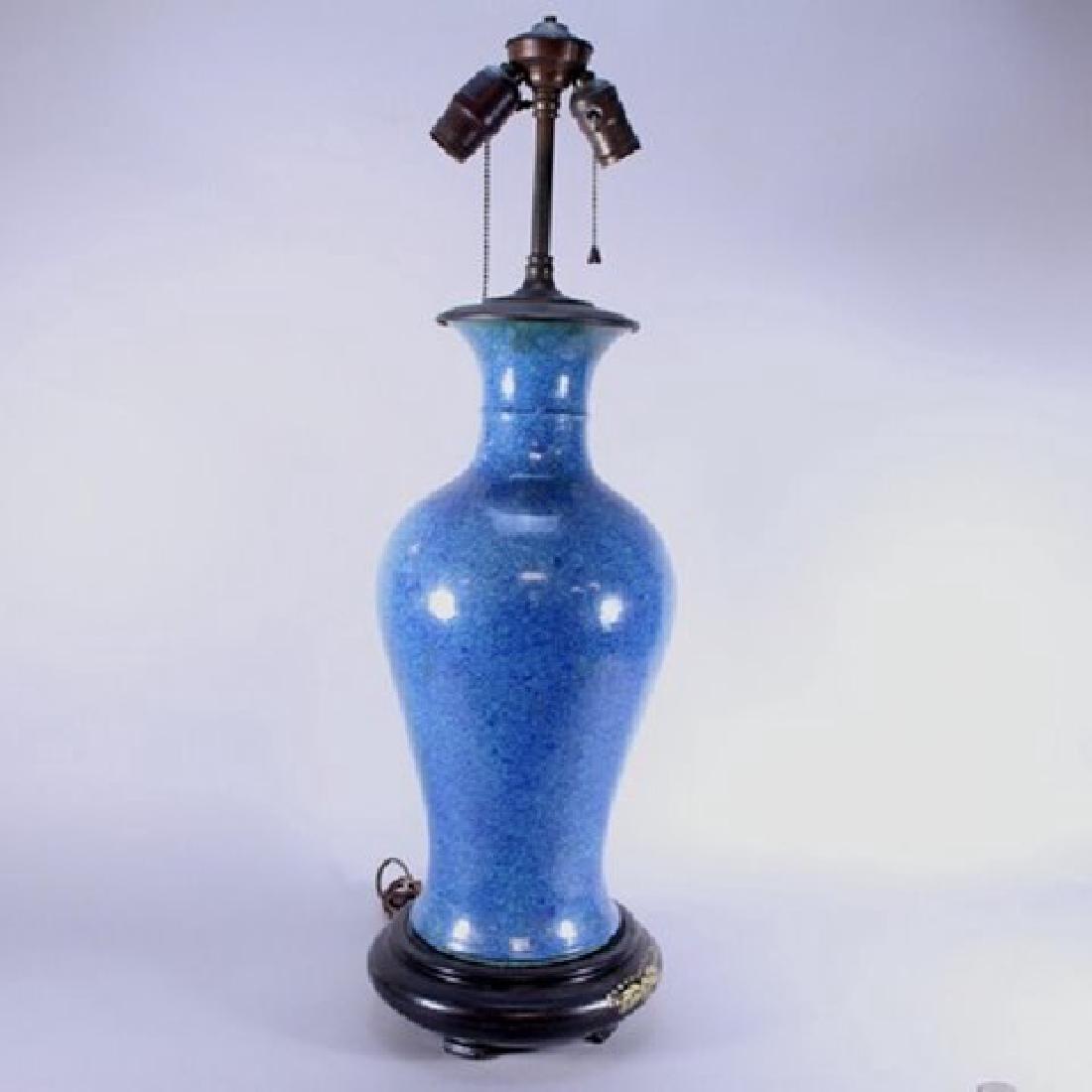 Oriental Style Sang de Beouf Lamp: Oriental Style Sang de Beouf Lamp