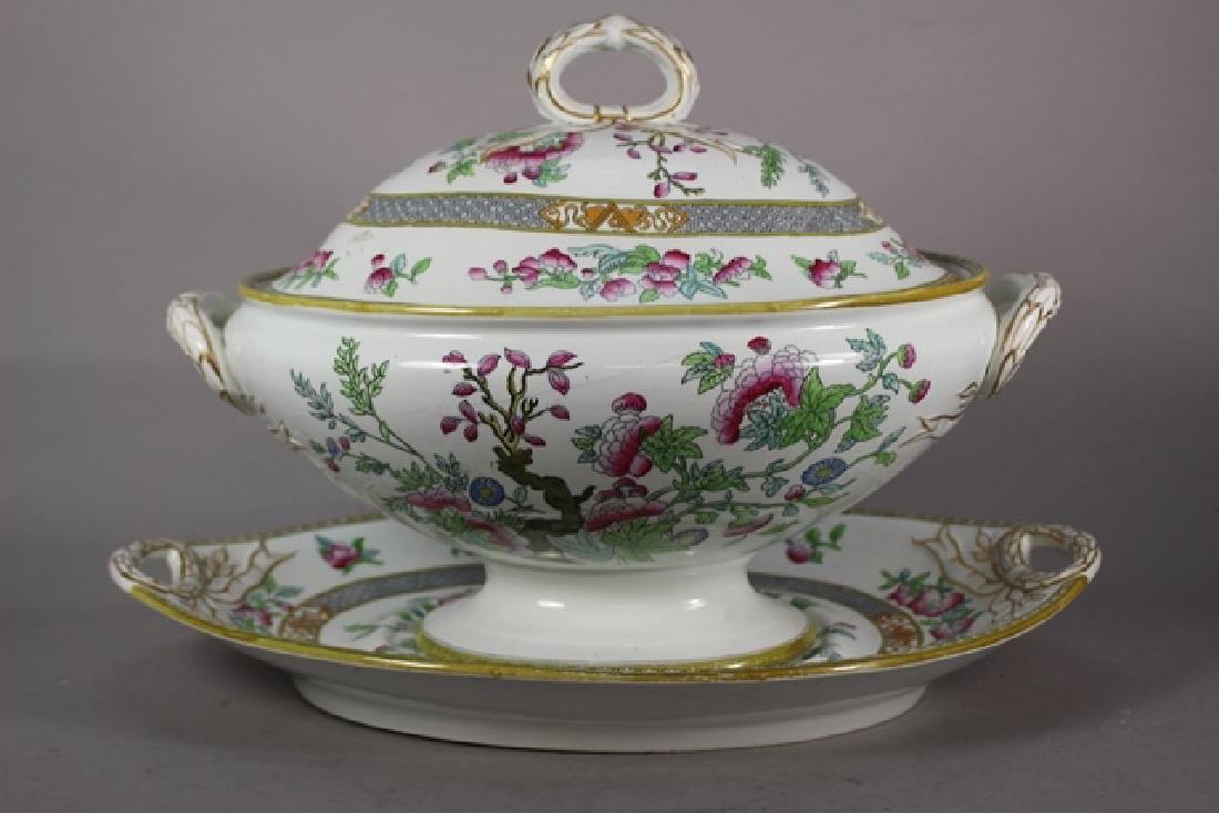 ca. 1860 WEDGWOOD Indian Tree Soup Tureen (1 of 7)