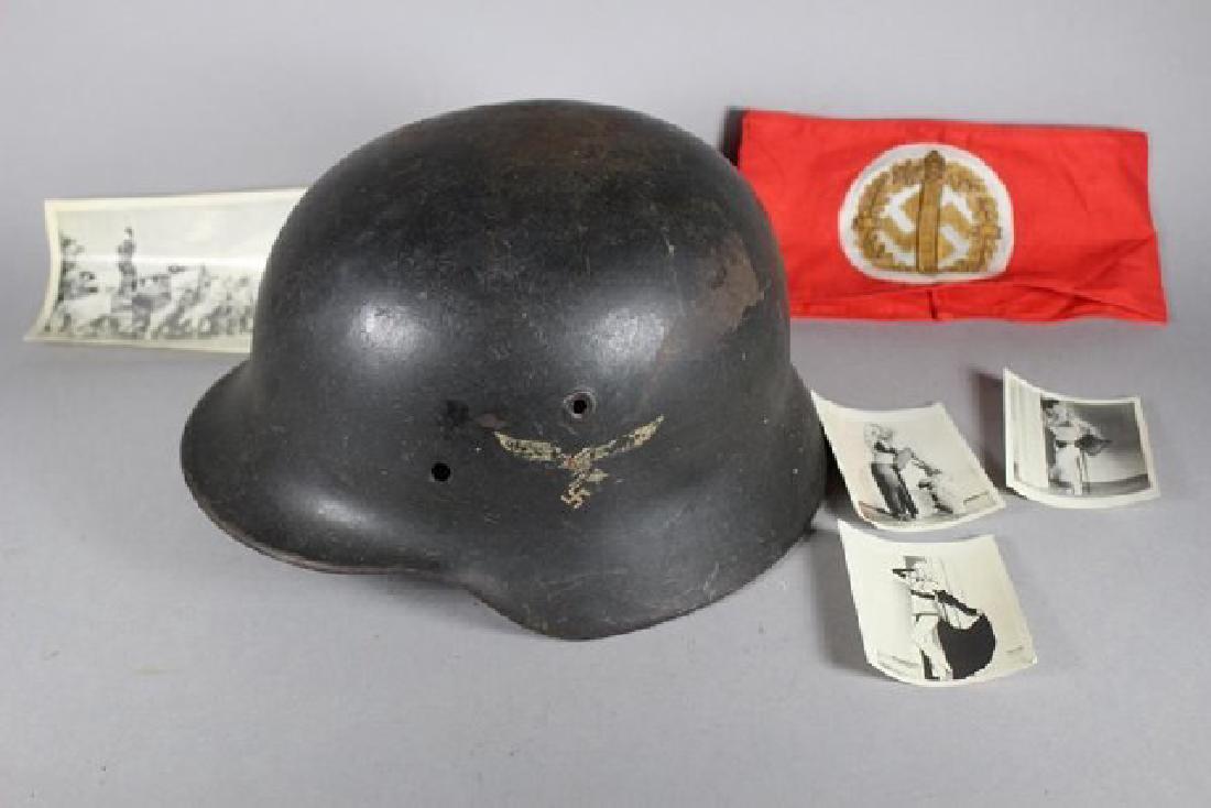German WWII Helmet & Accessories (1 of 7)