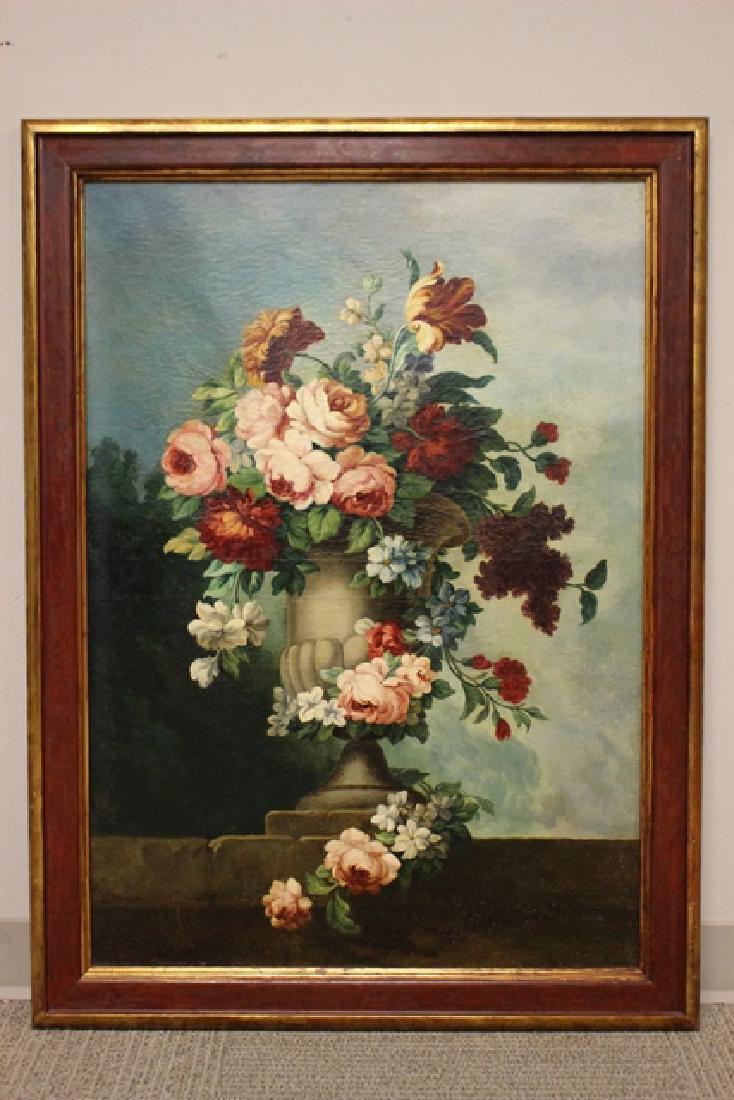 19th Century Floral still life Oil On Canvas (1 of 8)