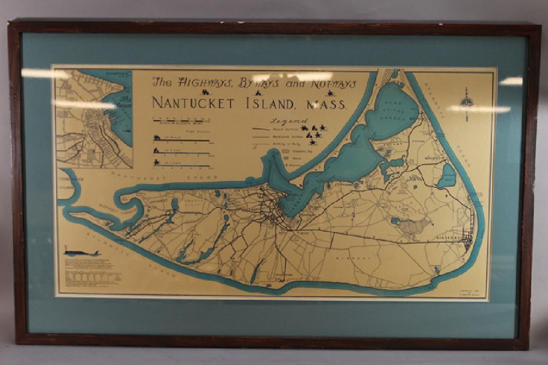 1940's Mayall Nantucket Island Map (1 of 8)
