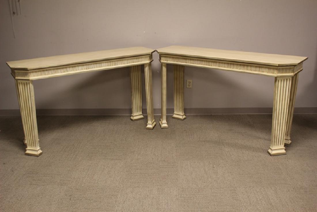 Pair of Classical Style Console Tables (1 of 5)