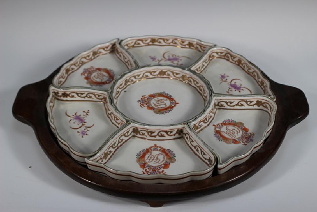 Chinese Export  Polychrome Set (1 of 5)