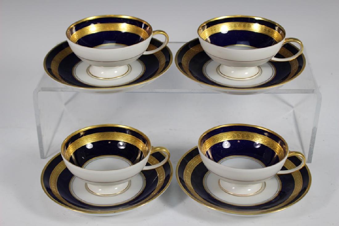 Set of Four Rosenthal Eminence Cups and Saucers (1 of 8)
