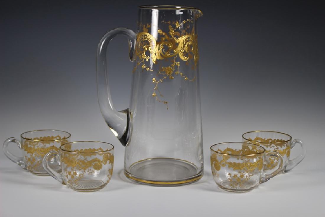 Five Piece Moser Pitcher And Glass Set (1 of 9)