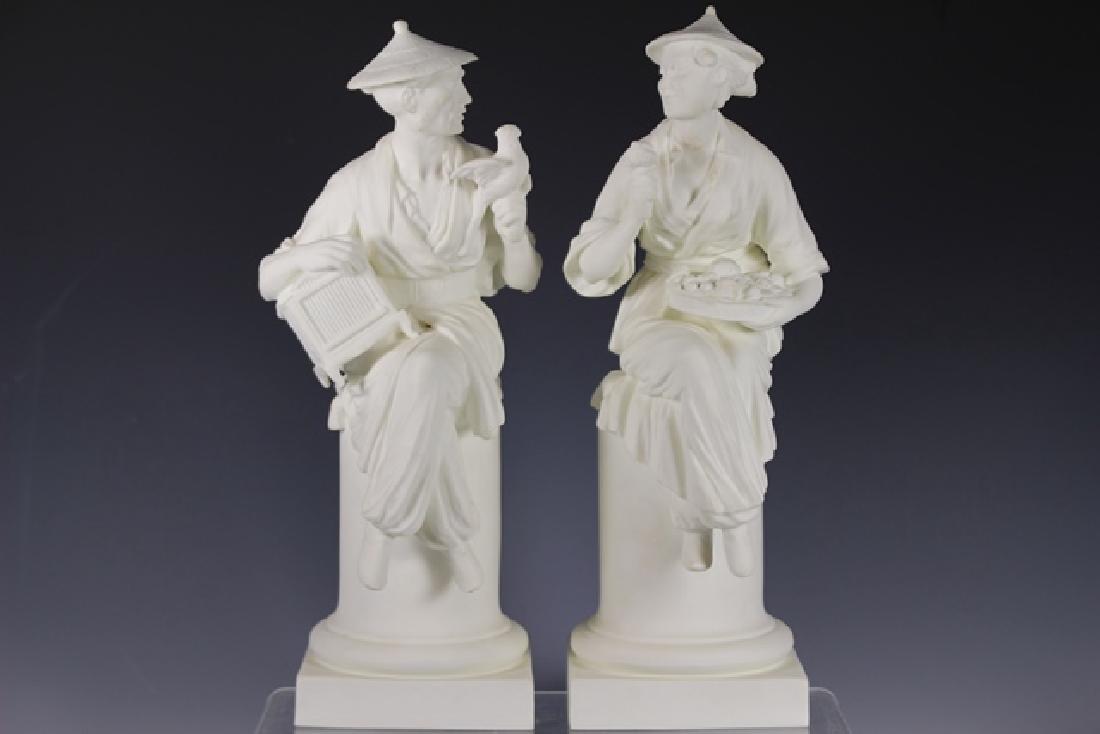 Royal Worchester Parian/Bisque A.Azori Figurines (1 of 8)