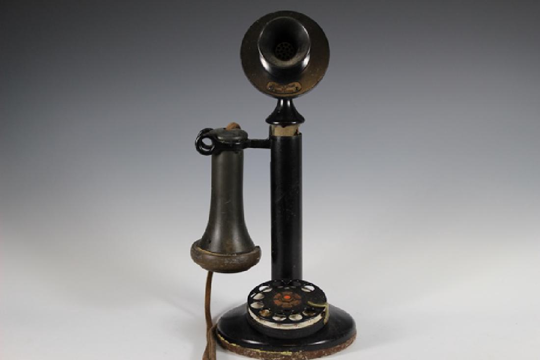 American Tel & Tel Co Stick Phone: Approx. 12" tall. See photo for chip.