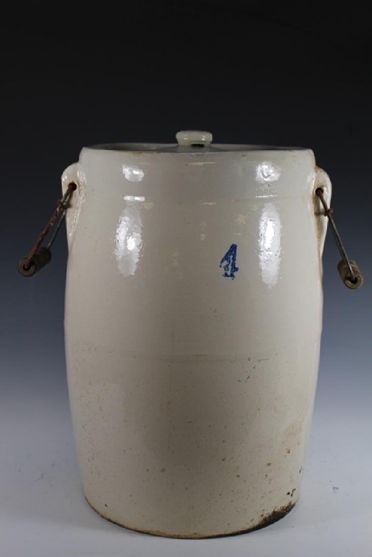 4 Gallon Stoneware Butter Churn Crock (1 of 6)