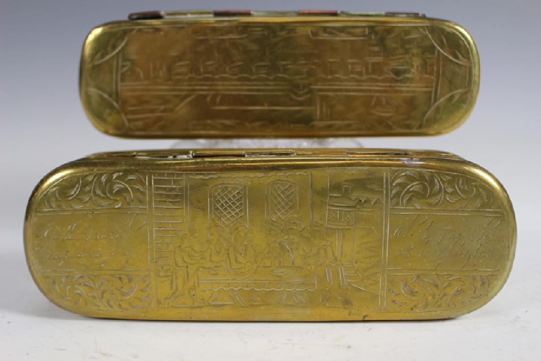 Two 19th Century DUTCH Tobacco Boxes (1 of 8)