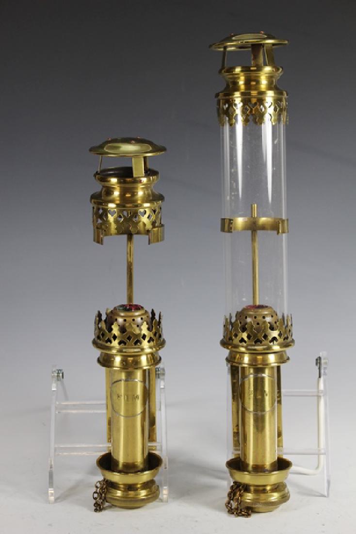 Pair of ENGLISH Brass Wall Sconces (1 of 8)