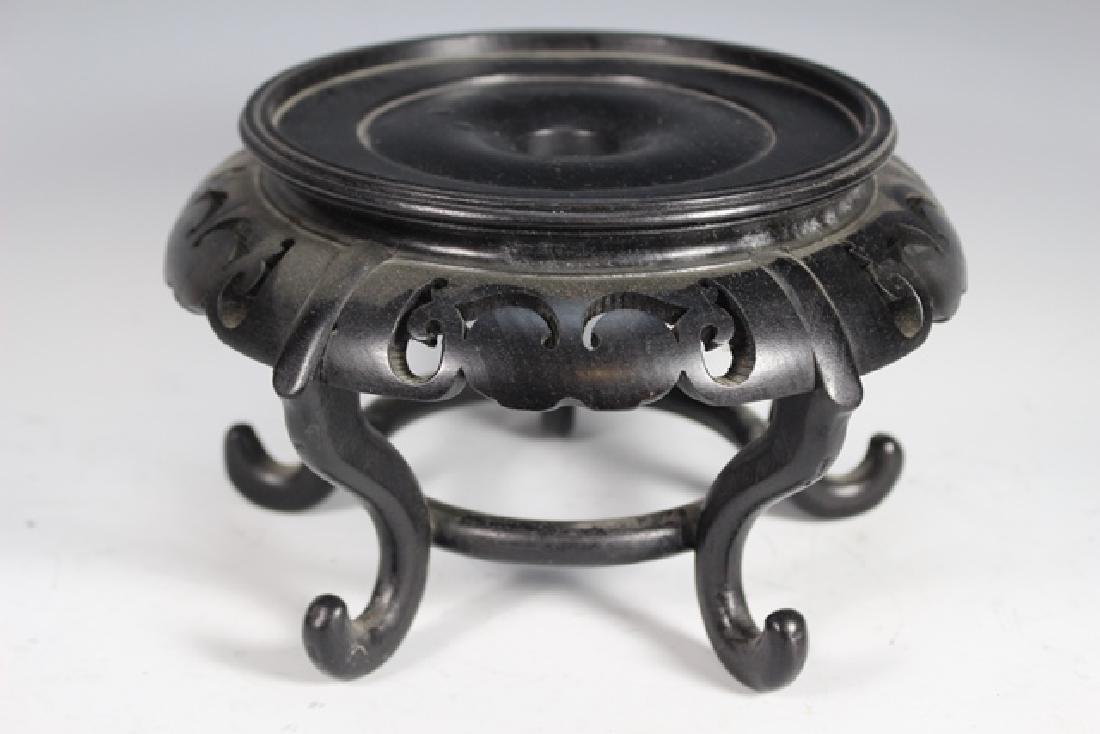 Three Oriental Rosewood Pedestal Stands (1 of 7)