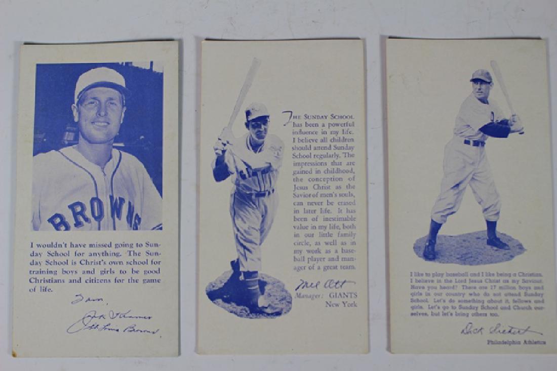 Three 1942-45 Baseball Player Ink Blotters w/HOFer (1 of 6)