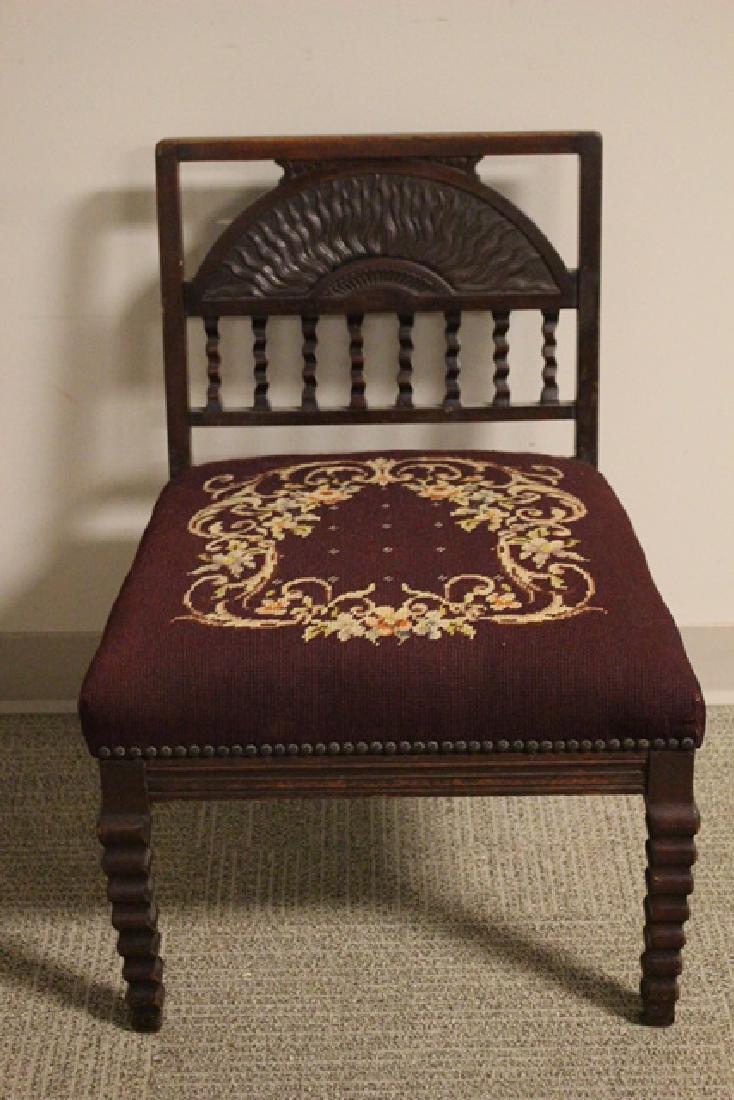 19th C. Needlepoint Bench (1 of 9)