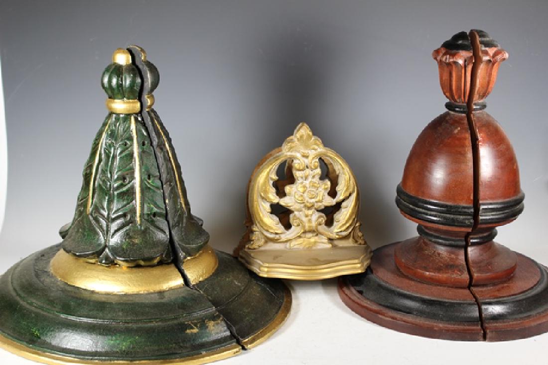 Three Sets of Painted Wood Wall Sconces (1 of 4)