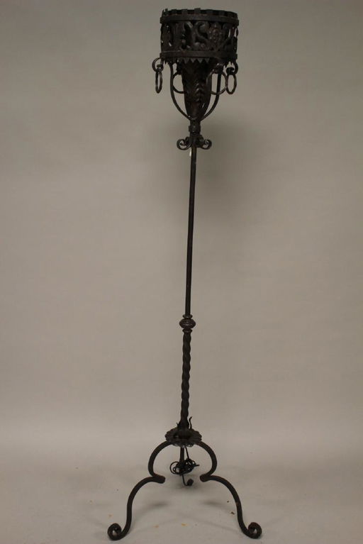 Wrought Iron Torchiere Floor Lamp