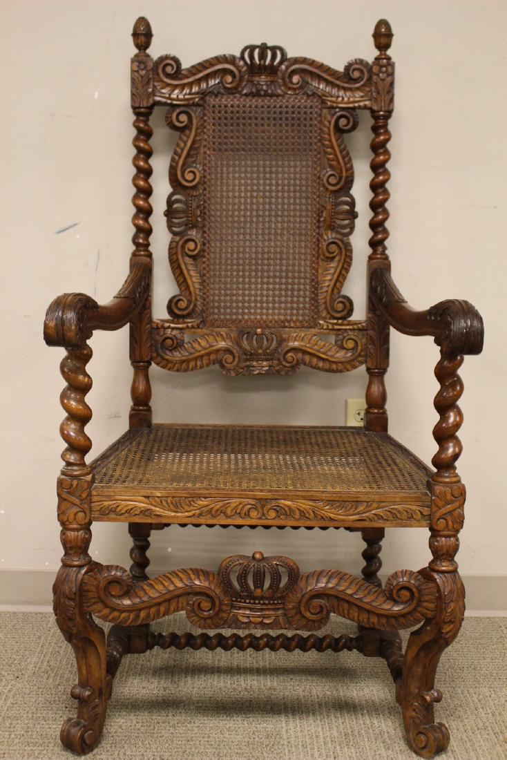 Karpen Furniture Co Throne Arm Chair