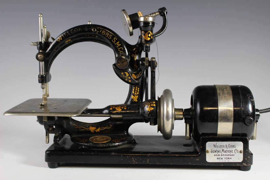 Willcox & Gibbs N.Y. Antique Electric Sewing Machine