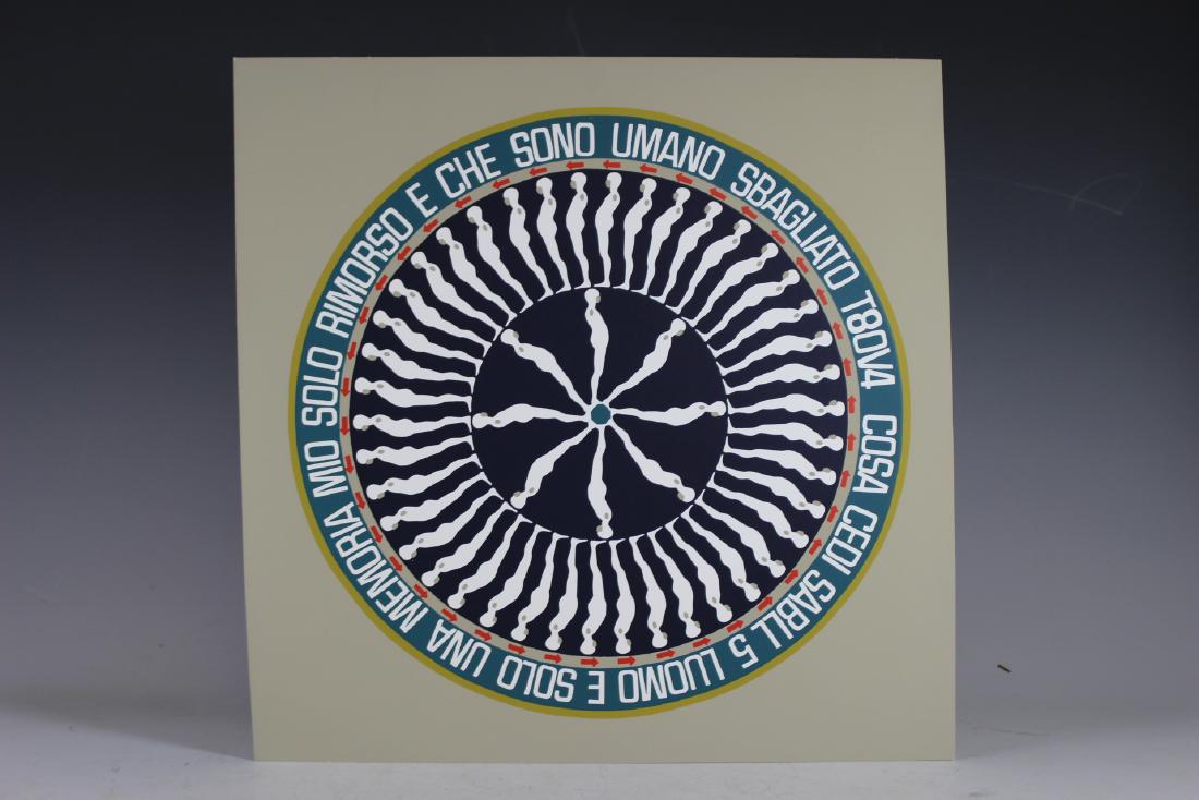 Ernest Trova Screen Print: Silkscreen "Multiples" by Ernest Trova 1969â€¦ Measuring approx. 15" x 15".