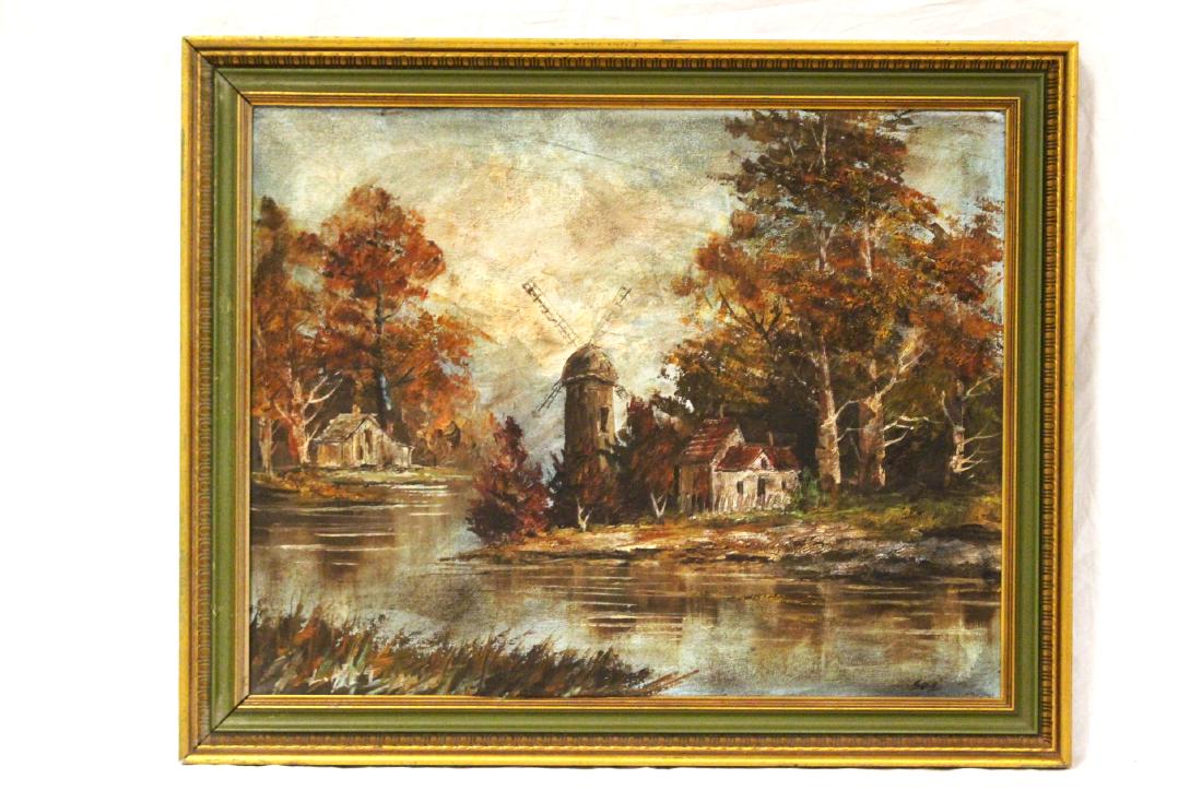 Signed L. King Oil on Canvas (1 of 9)