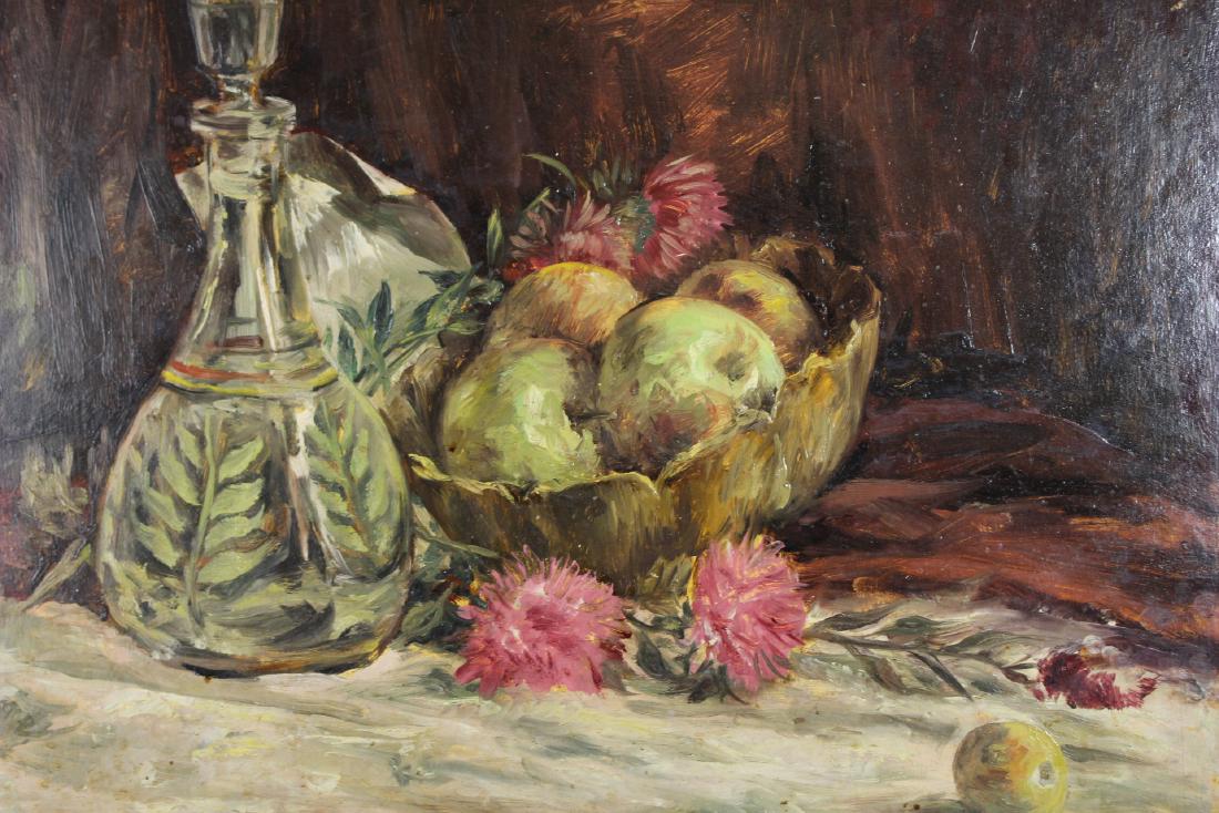 Signed 20th Century Oil on Board Still Life (1 of 10)