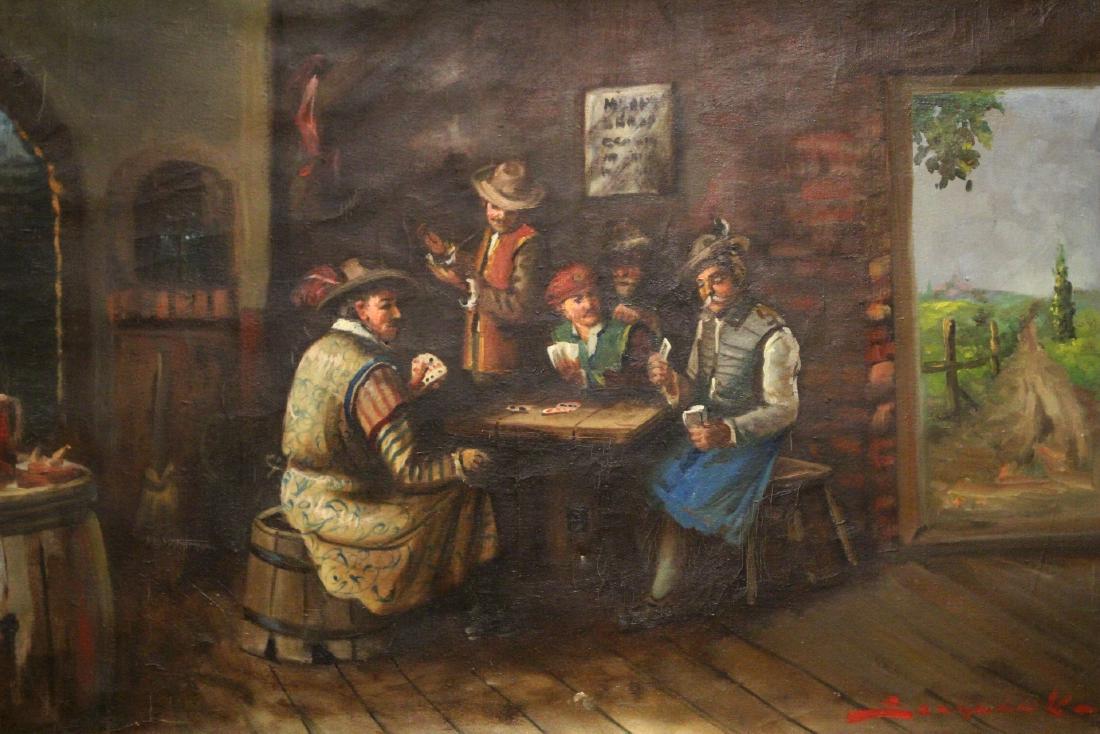 Signed 20th Century Oil on Canvas (1 of 6)