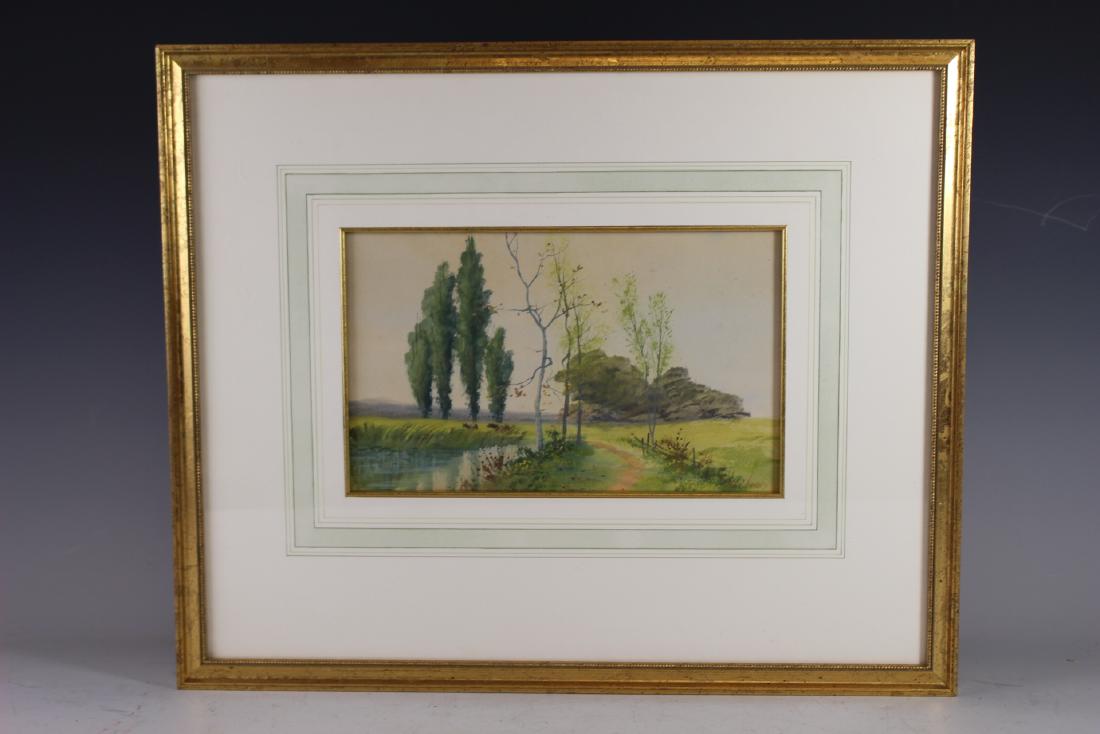 Signed SATH JANES 20th Century Watercolor (1 of 8)