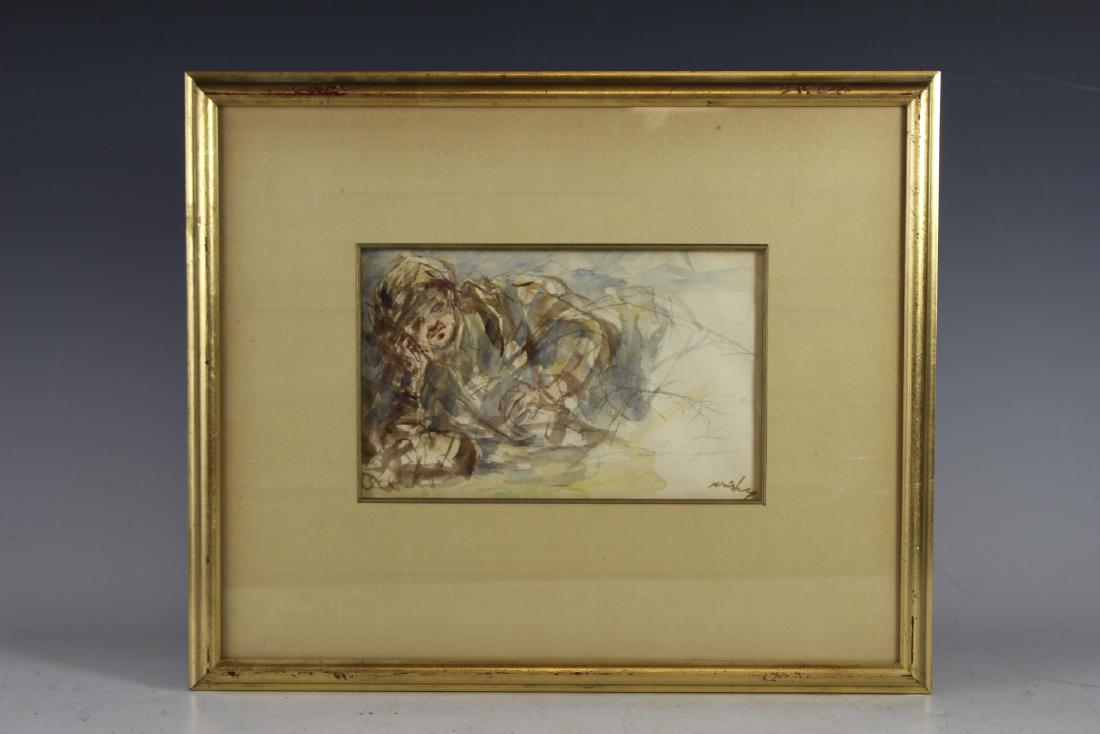 Three Signed Mixed Media Paintings (1 of 13)