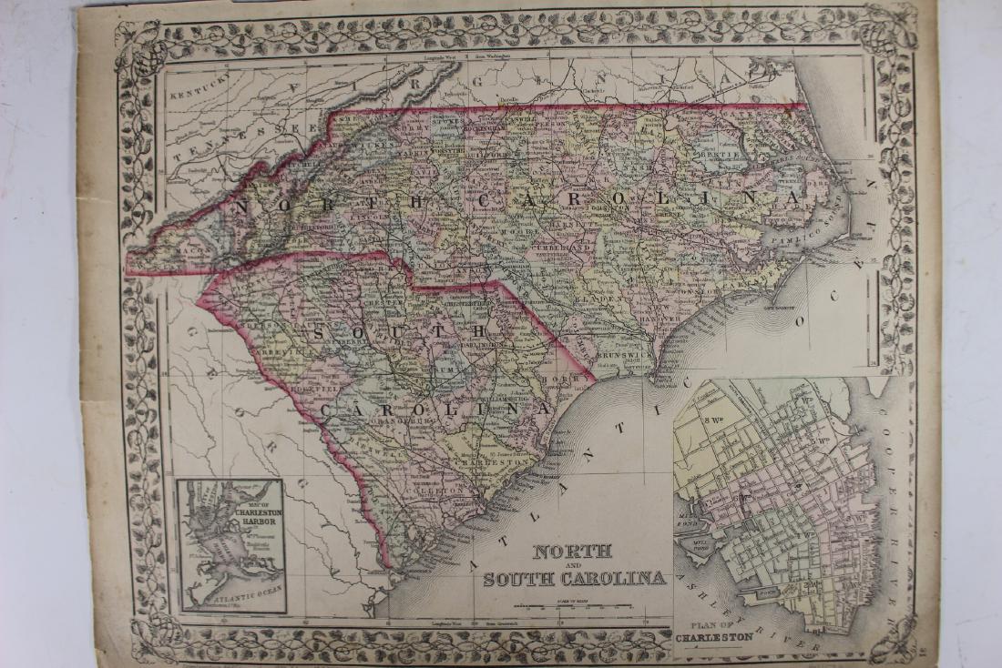 Eight (8) Augustus Mitchell Maps (1 of 15)