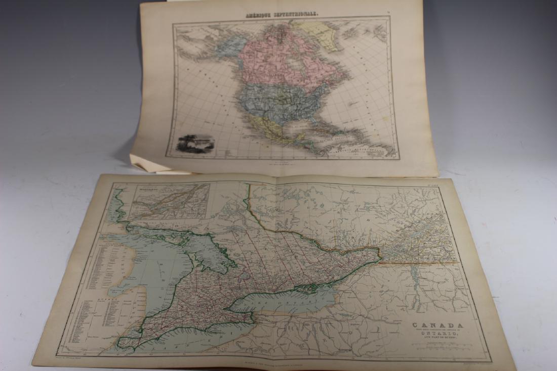 Group of Five (5) 19th Century Maps (1 of 17)