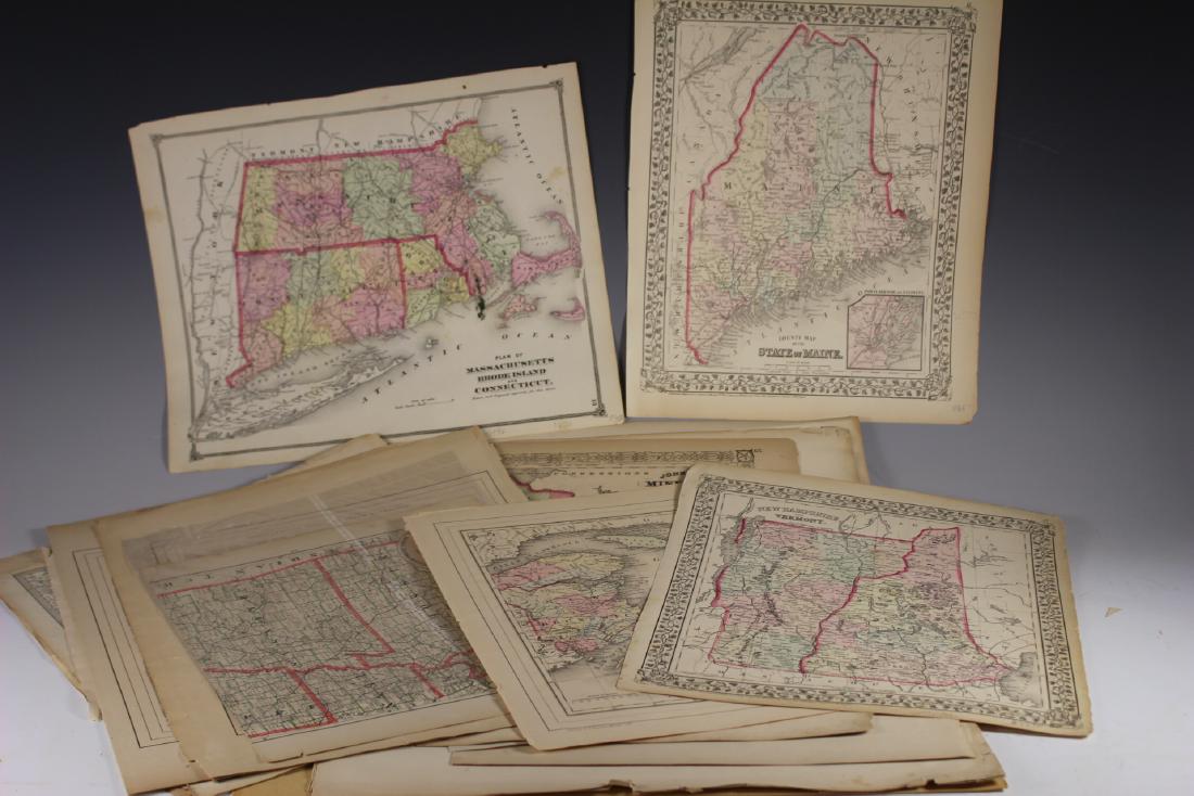 Collection of 19th Century maps (1 of 20)