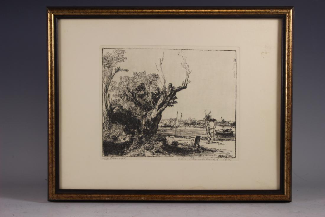 Rembrandt Etching de omval (1 of 7)