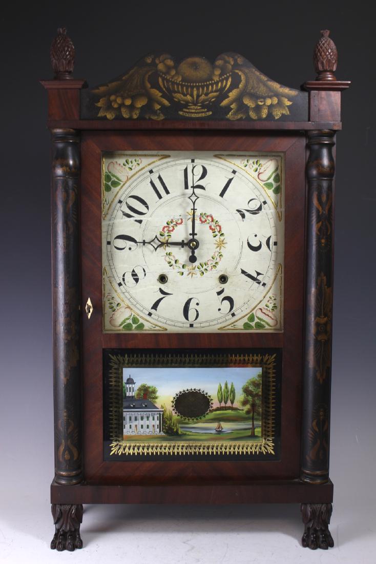 Eli Terry Carved Pillar Shelf Clock (1 of 15)