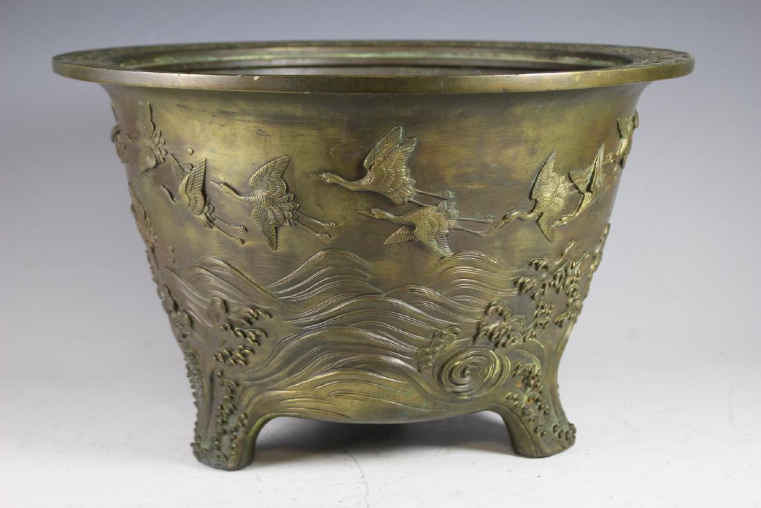 MEIJI Japanese Bronze Planter (1 of 12)