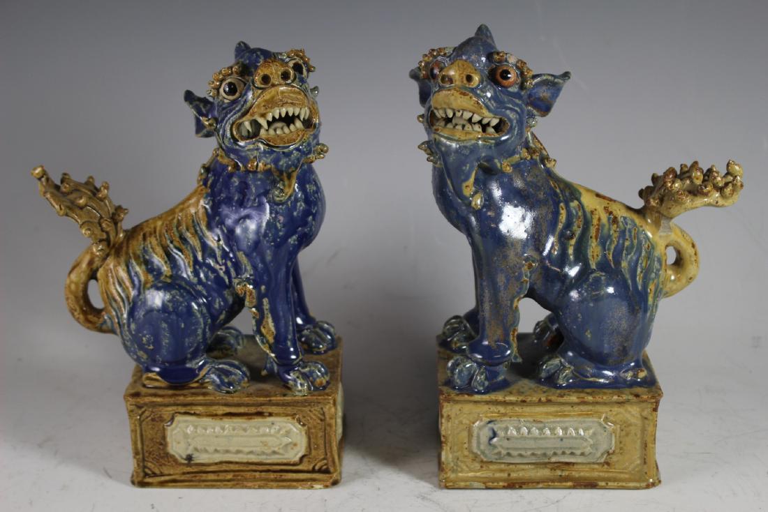 Pair of Japanese Foo Dogs (1 of 7)