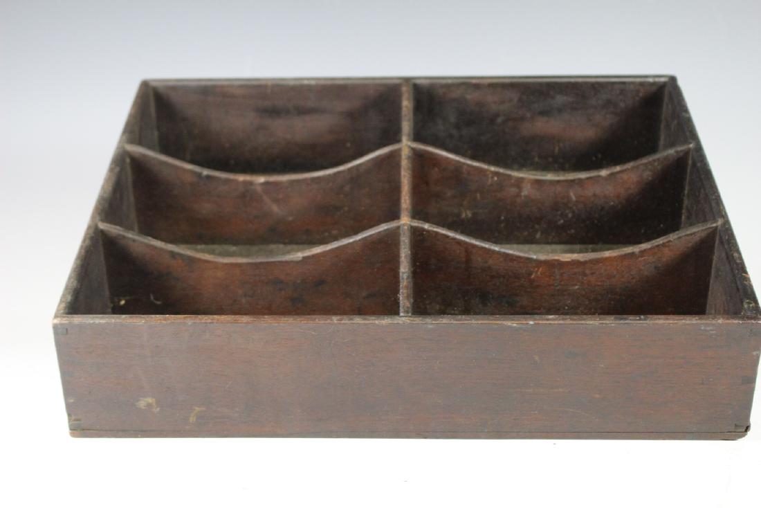 Early American Mahogany SEED BOX (1 of 8)