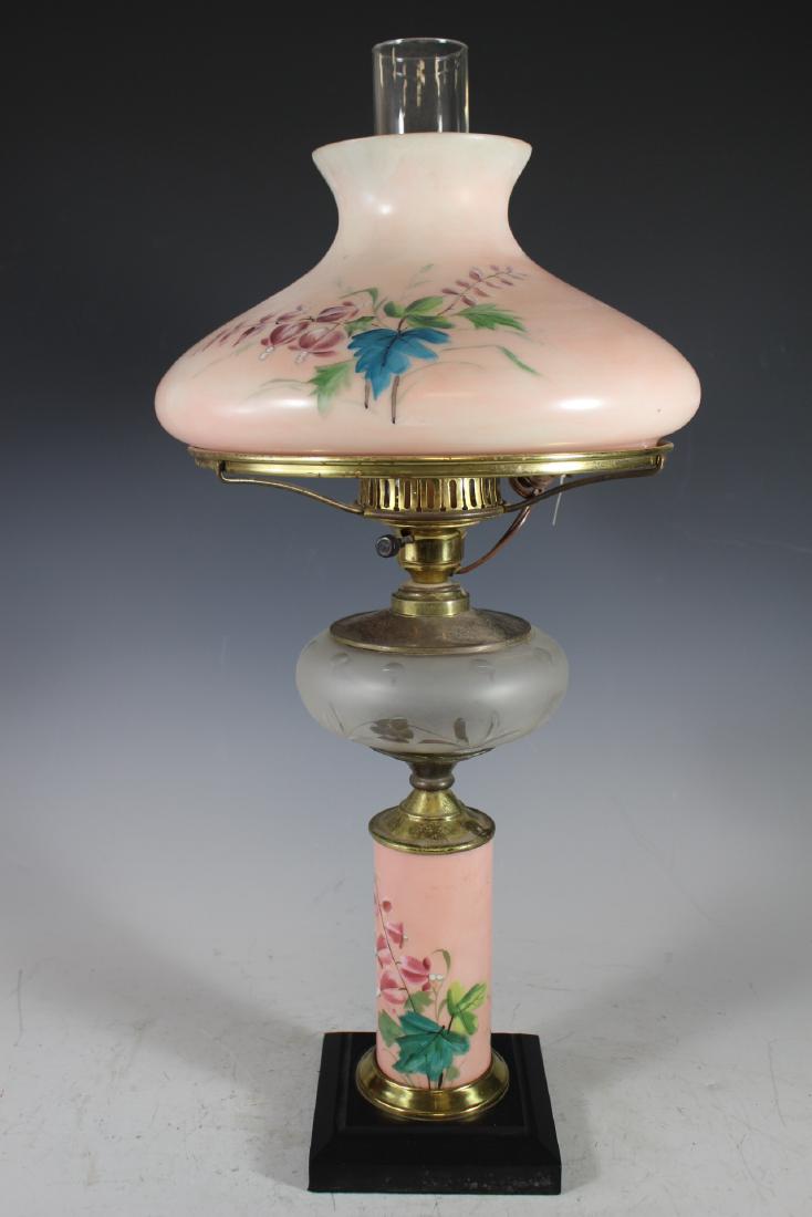 Mid Century R. Walsh Hand Painted Lamp (1 of 8)