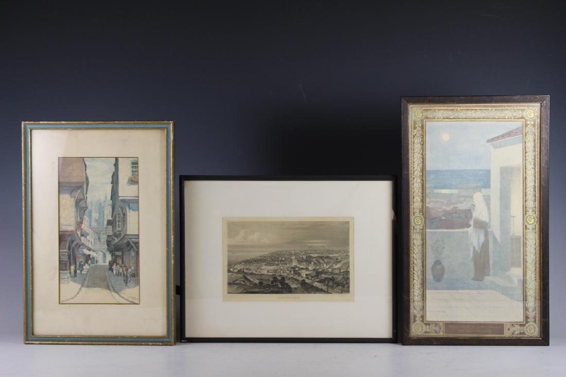 Three Framed Lithographs (1 of 16)