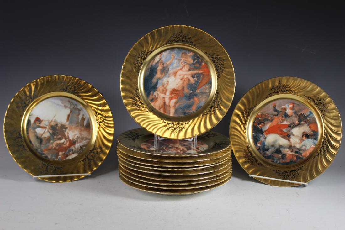 Twelve (12) Italian Renaissance Decorator Plates (1 of 5)