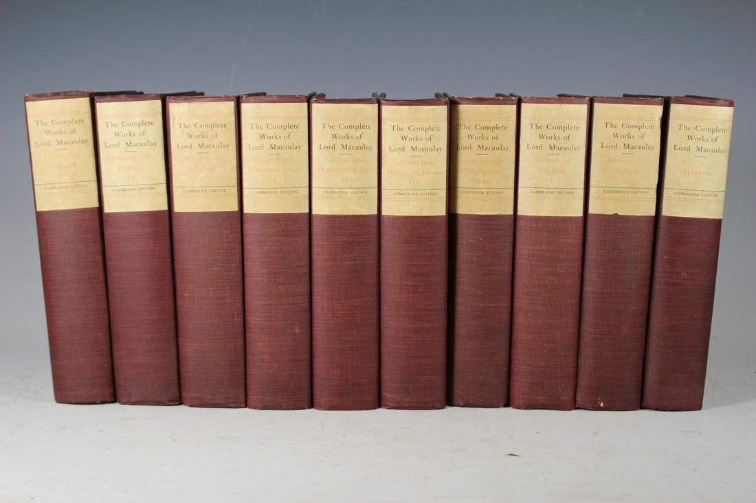 THE COMPLETE WORKS OF LORD MACAULAY (1 of 13)