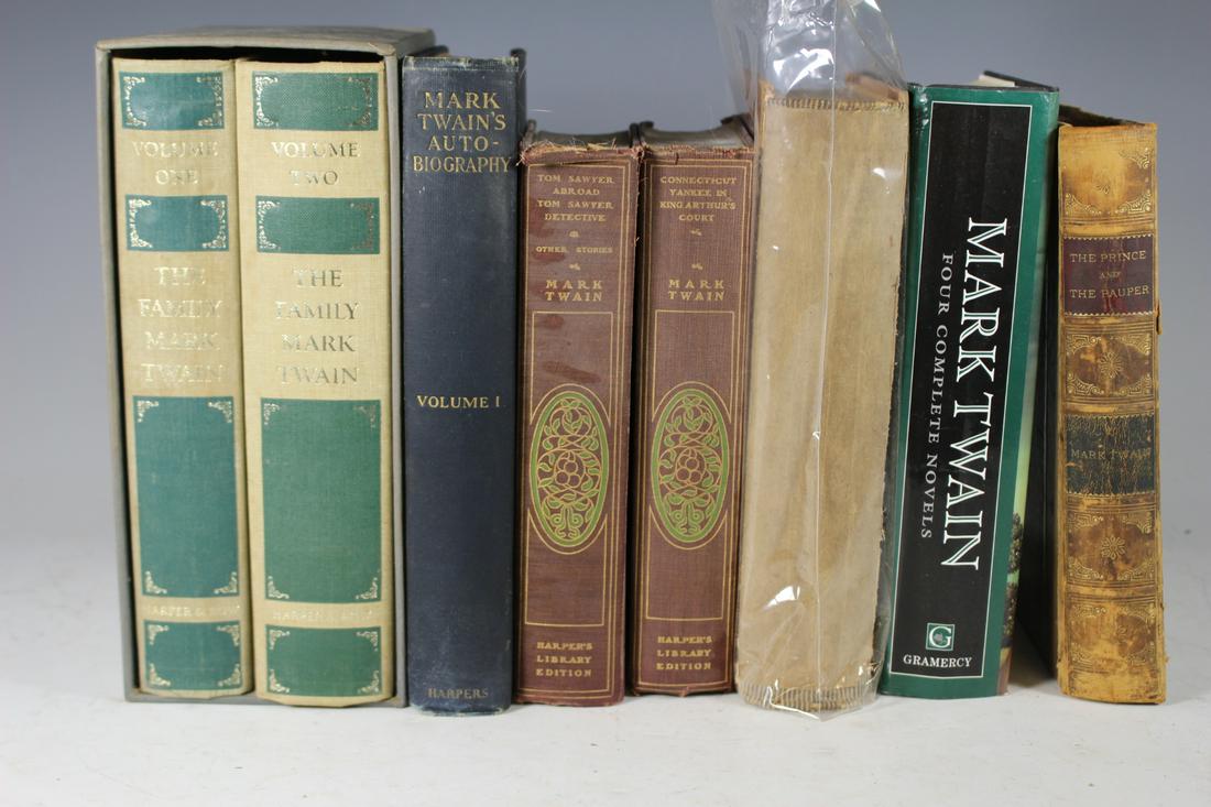 Group of Eight MARK TWAIN Books First Edition (1 of 17)