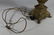 White Metal Claw Footed Lamp - 7