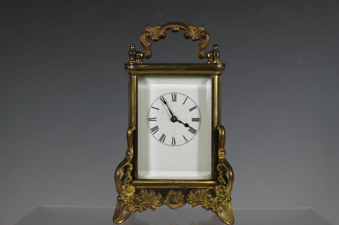 Brass Carriage Clock by Waterbury Clock Co (1 of 10)