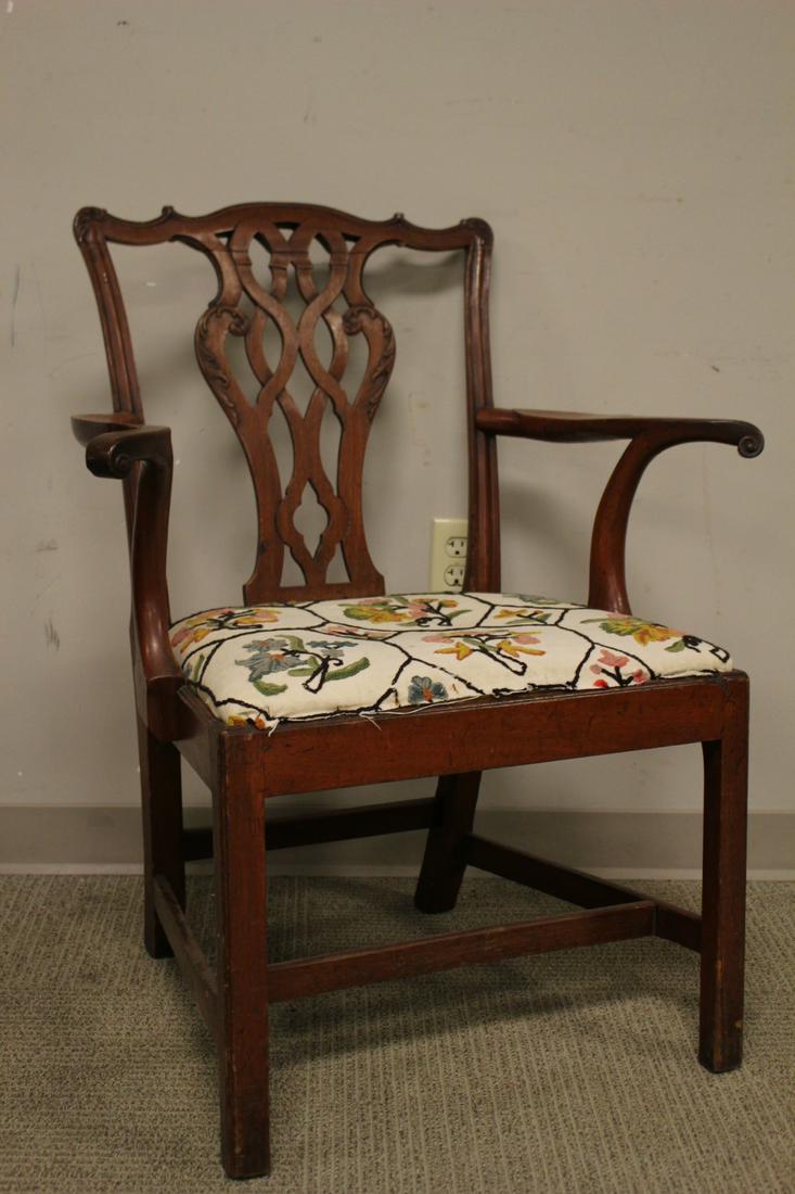 Period Chippendale Arm Chair (1 of 9)