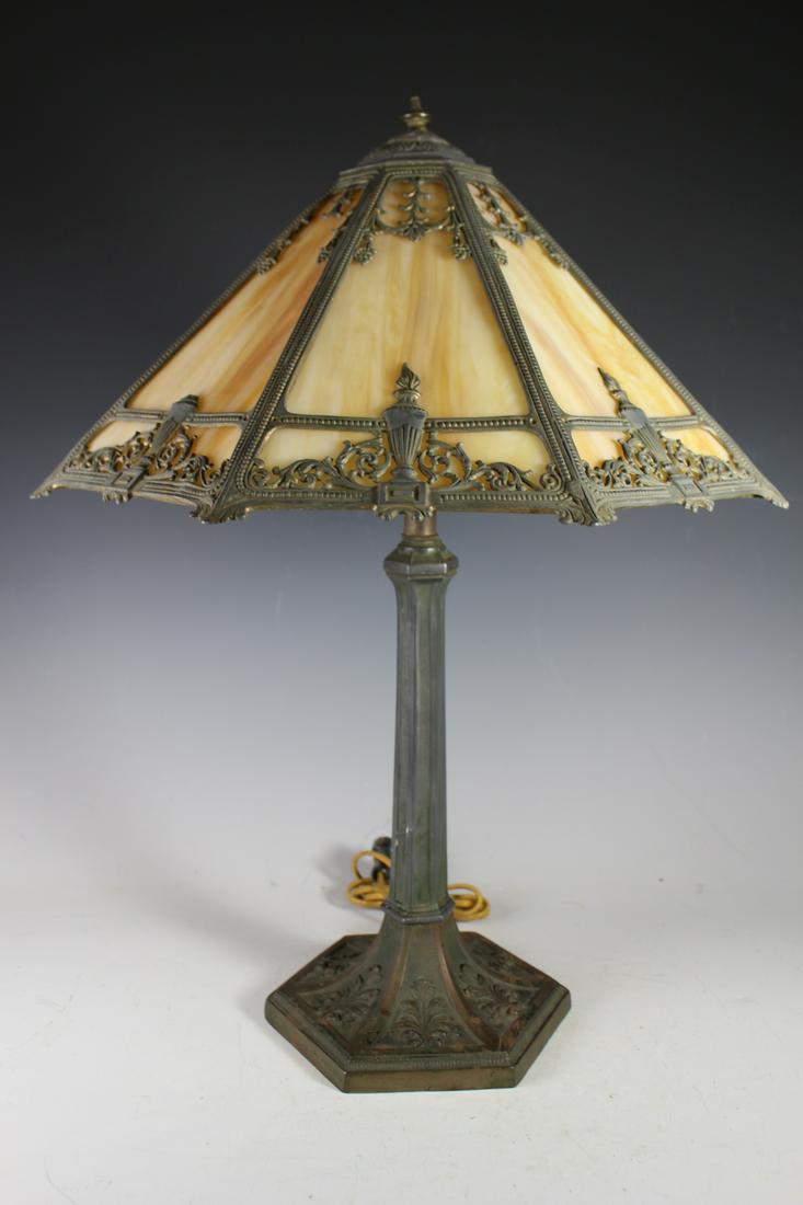 Slag Glass Panel Lamp (1 of 10)