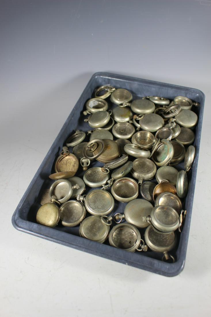 Collection of 48 Vintages Pocket Watches Cases (1 of 7)