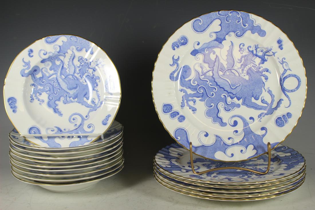 Royal Worchester BLUE DRAGON (1 of 11)