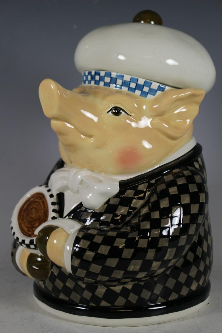 Dept. 56 Pig Chef Cookie Jar By Jam-Bon (1 of 9)