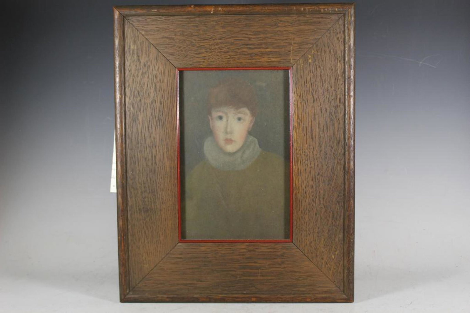 James Abott McNeil Whistler by Thomas Robert Way: Featured lot is a colored lithograph by Thomas Robert Way originally painted by James Abott McNeil Whistler of Maud Franklin portrait. Way was Whistler's main lithographer in the 19th century. Maud Fr
