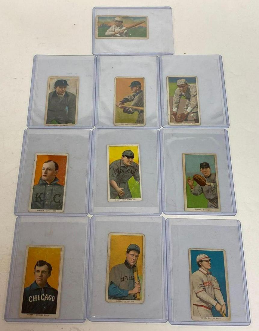 1909-11 T206 Baseball Cards (10) (1 of 11)