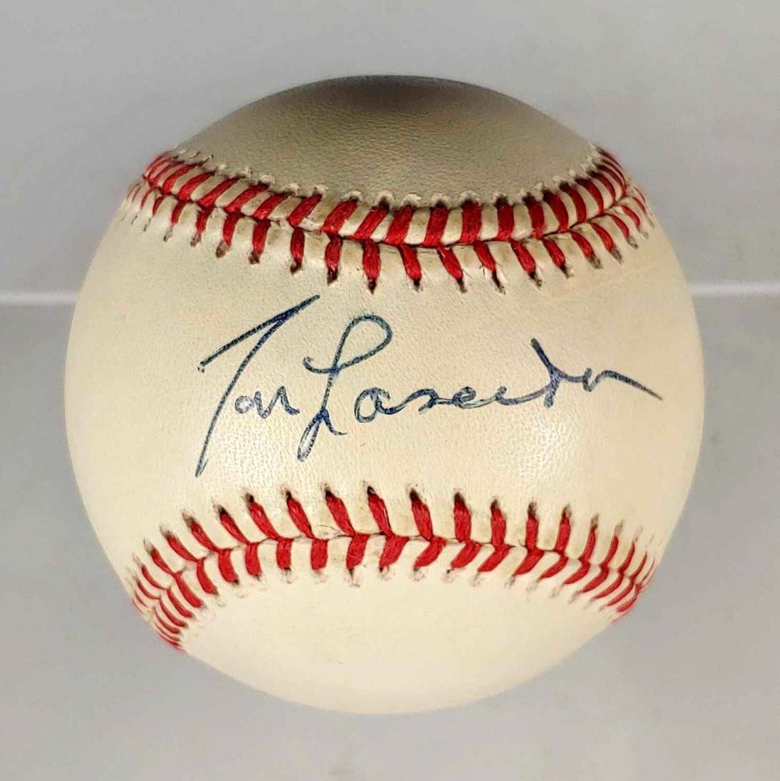 Tommy Lasorda Autographed Baseball Dodgers JSA (1 of 5)